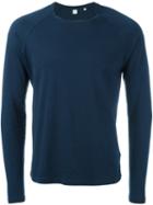 Aspesi Crew Neck Sweatshirt, Men's, Size: Xl, Blue, Cotton