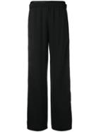 Karl Lagerfeld Press Stud Track Trousers - Black