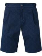Re-hash - Tile Print Shorts - Men - Cotton/spandex/elastane - 33, Blue, Cotton/spandex/elastane