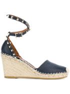Valentino Garavani Rockstud Espadrille Sandals - Blue