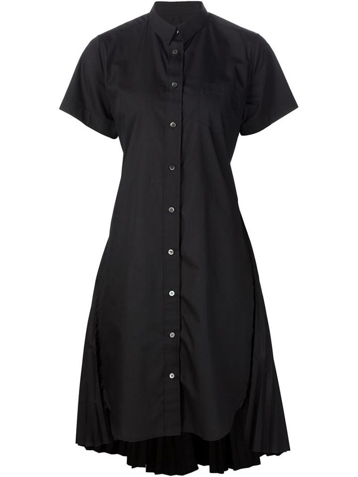 Sacai Cut Out Bak Shirt Dress