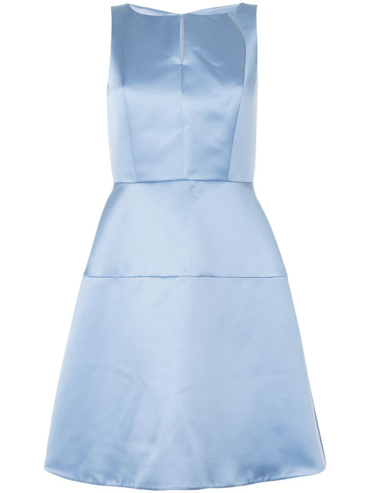 Dice Kayek Slit Chest Dress - Blue