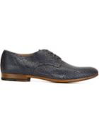 Raparo Woven Derby Shoes, Men's, Size: 7, Blue, Leather