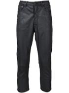 Rick Owens Drkshdw Cropped Jeans, Men's, Size: 36, Black, Cotton/spandex/elastane