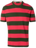 Roberto Collina Knitted Stripe T-shirt - Green