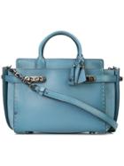 Coach Double Swagger Tote - Blue