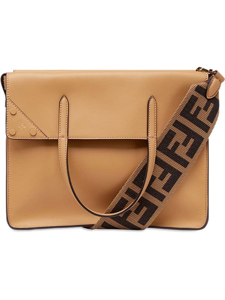 Fendi Fendi Flip Regular Handbag - Neutrals
