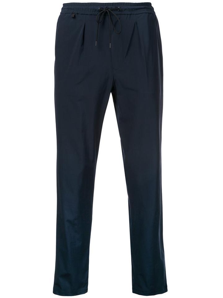 Estnation - Drawstring Chino Trousers - Men - Nylon - S, Blue, Nylon