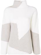 Lorena Antoniazzi Contrast Knit Sweater - Nude & Neutrals