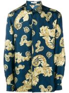 Versace Collection Baroque Print Shirt - Blue