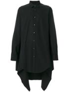 Dsquared2 Asymmetric Blanket Shirt - Black