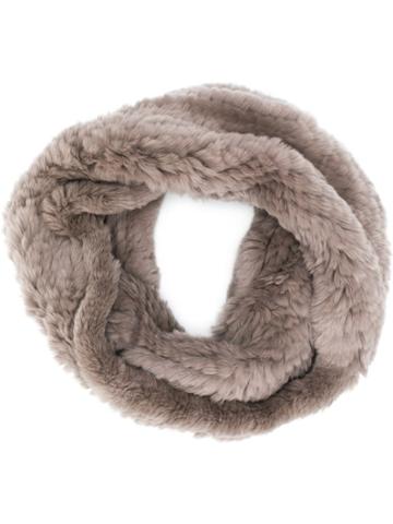 Yves Salomon Accessories Snood Scarf - White
