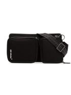 Off-white Black Cordura Logo Print Belt Bag
