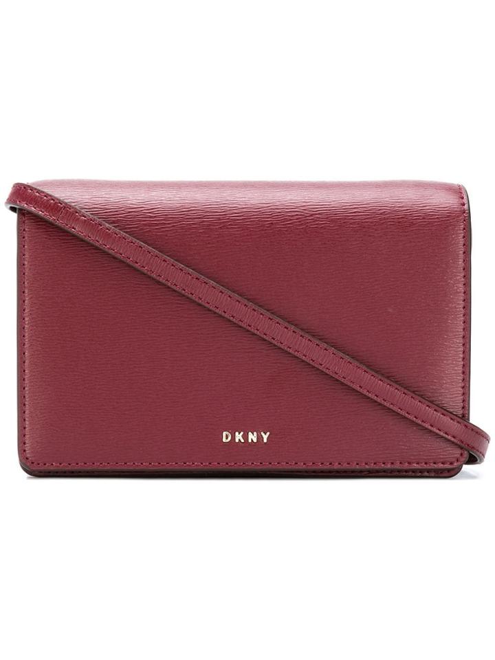 Dkny Small Flap Crossbody Bag - Red