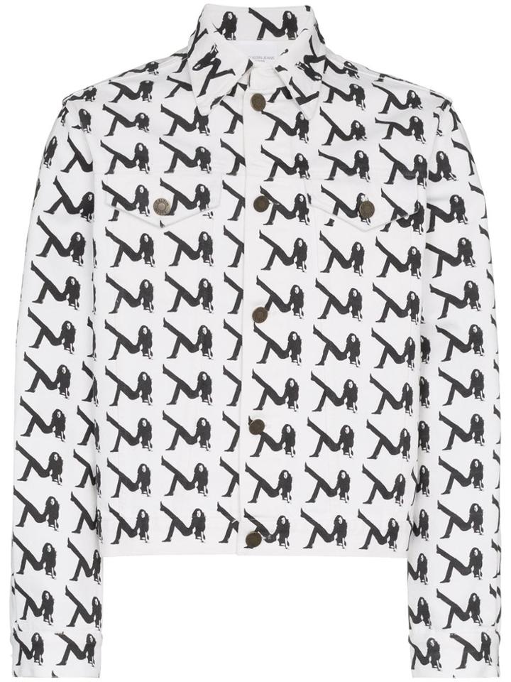 Calvin Klein Jeans Est. 1978 Brooke Icon Print Cotton Denim Jacket -