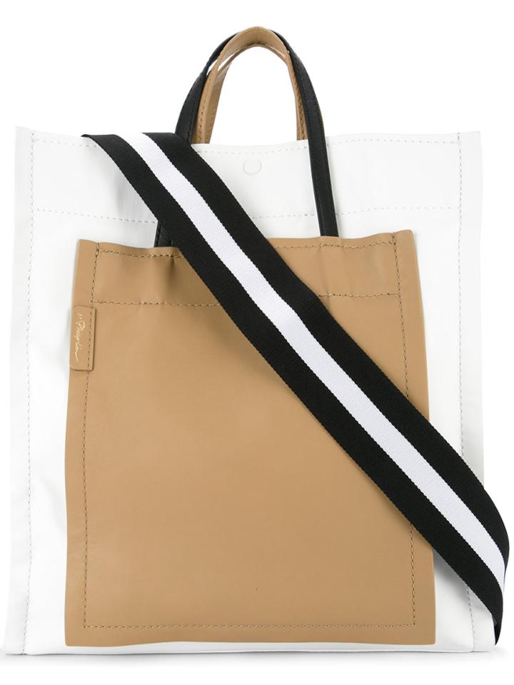 3.1 Phillip Lim Accordion Tote - Nude & Neutrals