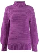 Christian Wijnants Chunky Knit Jumper - Purple