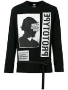 Helmut Lang Helmut Lang X Travis Scott Prototype Print Sweatshirt, Men's, Size: Medium, Black, Cotton