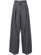 Nº21 High Waist Trousers - Blue