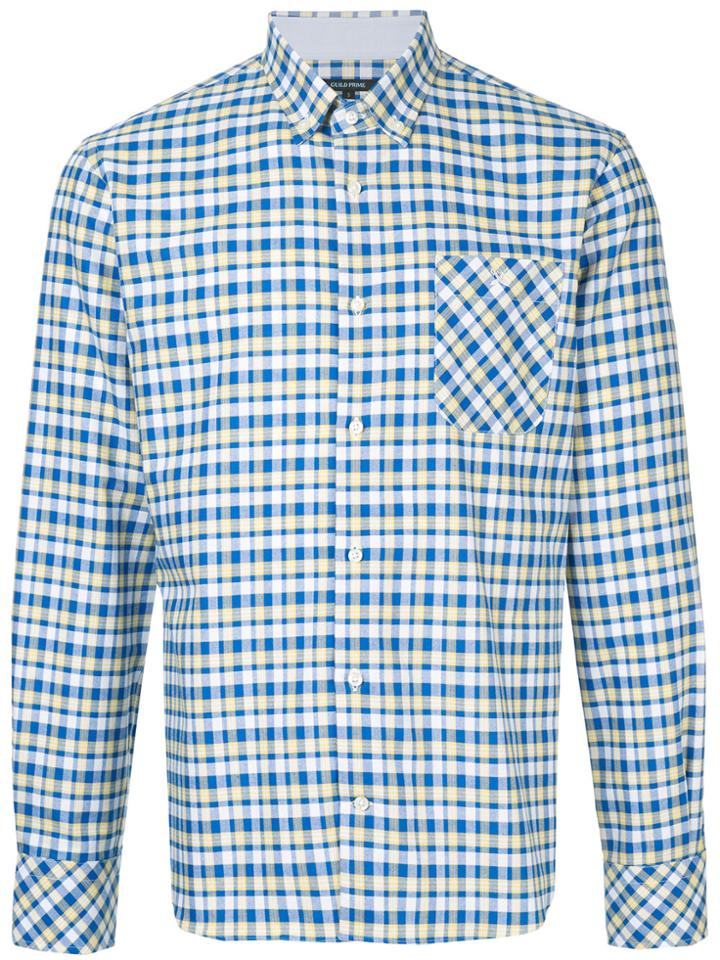 Guild Prime Check Collared Shirt - Blue