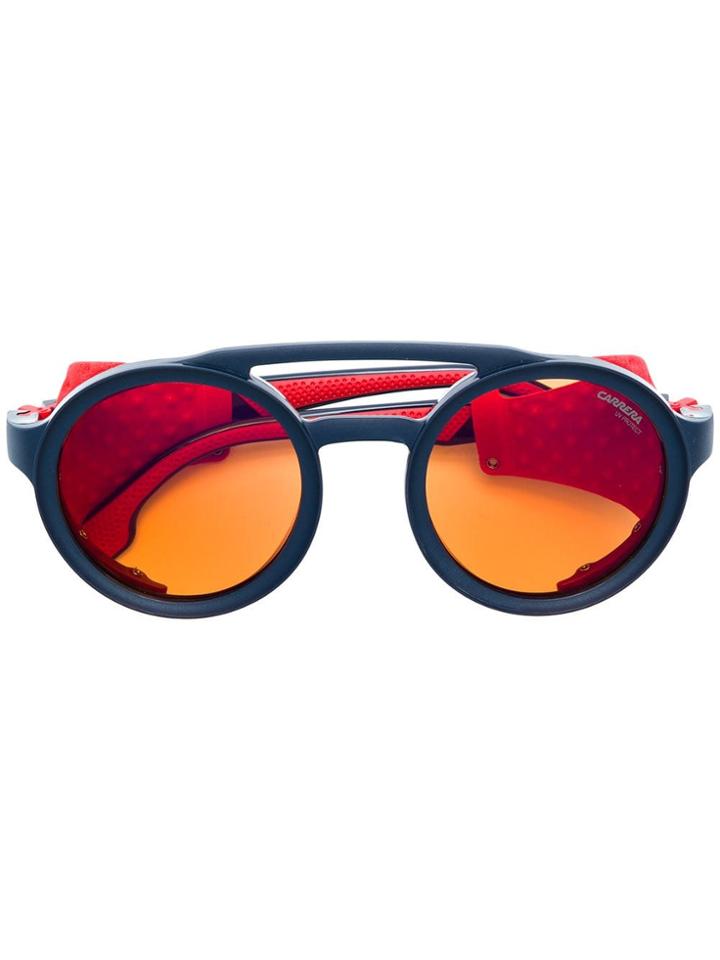 Carrera Round Frame Sunglasses - Blue