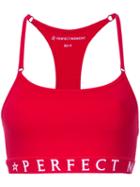 Perfect Moment - Fitness Top - Women - Nylon/spandex/elastane - L, Red, Nylon/spandex/elastane
