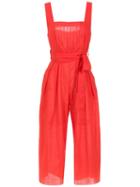 Clube Bossa Belted Ascari Jumpsuit - Red