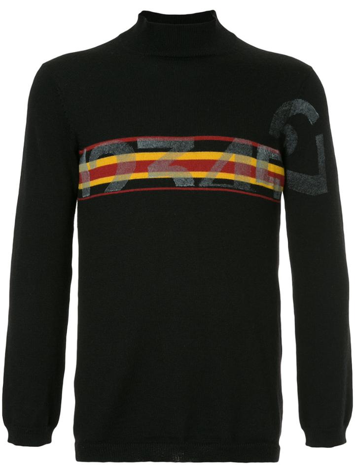 Comme Des Garçons Vintage Mock Neck Jumper - Black
