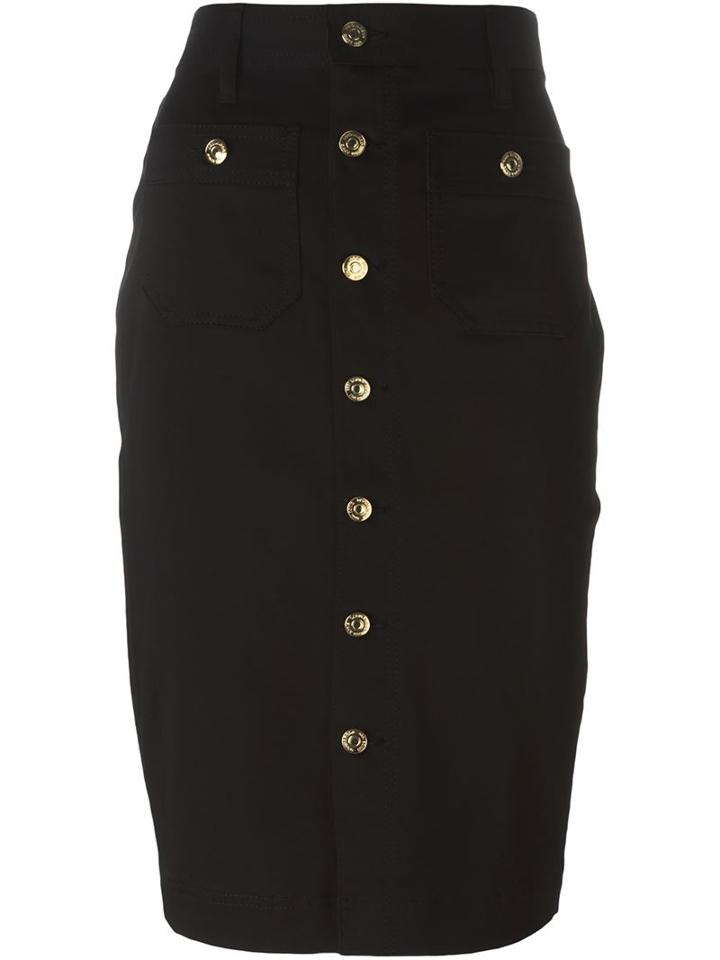 Dsquared2 Buttoned Pencil Skirt