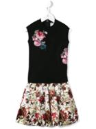 Philipp Plein Kids 'snow White' Dress, Girl's, Size: 6 Yrs, Black