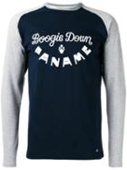 Bleu De Paname - Contrast Long Sleeve Logo T-shirt - Men - Cotton - S, Blue, Cotton