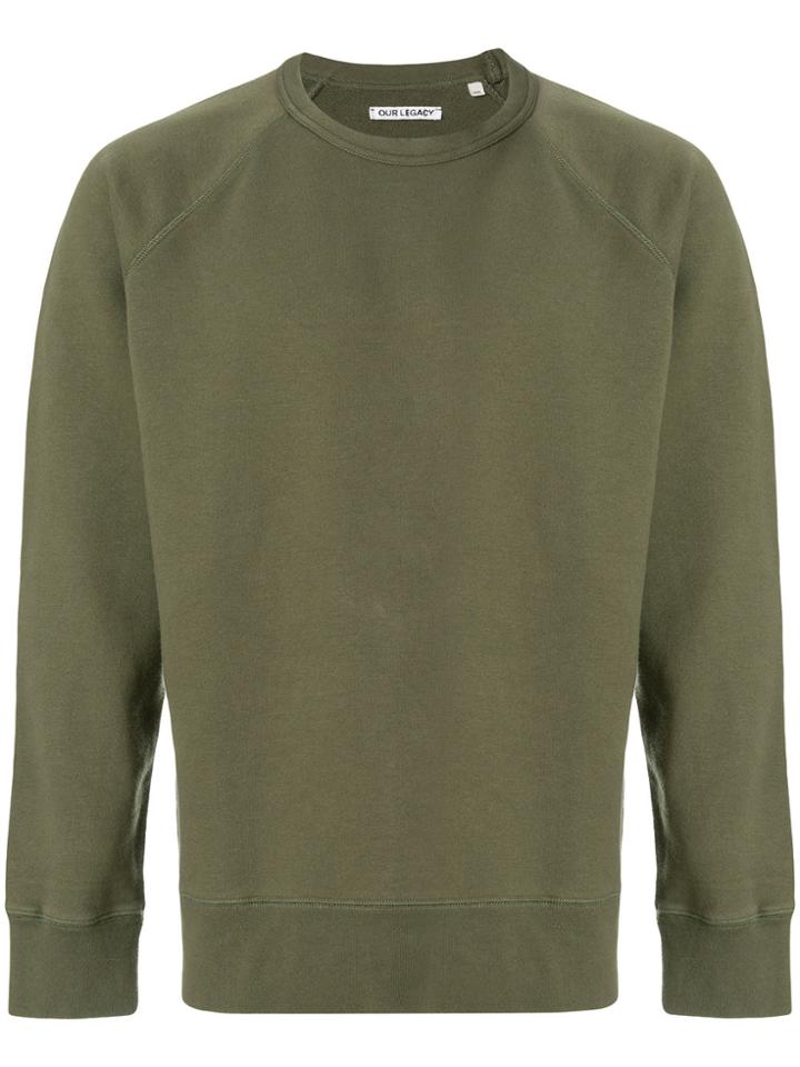 Our Legacy Classic Crew Neck Sweatshirt - Green