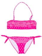 Mc2 Saint Barth Teen Bandanna Bikini Set - Pink & Purple