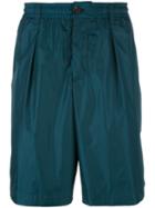 Marni Track Shorts, Men's, Size: 50, Blue, Polyamide/cotton