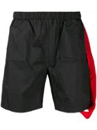 Xander Zhou Layered Asymmetric Shorts - Black