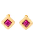 Louis Feraud Vintage Square-shaped Earrings