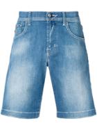 Jacob Cohen Stonewashed Denim Shorts - Blue
