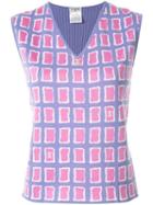 Chanel Pre-owned V-neck Sleeveless Top - Purple