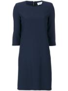 Gianluca Capannolo Cropped Sleeves Dress - Blue