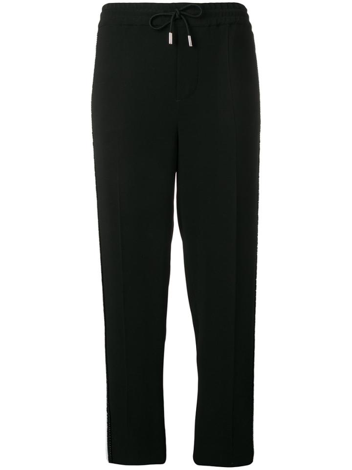 Dsquared2 Embellished Stripe Track Trousers - Black