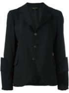 Comme Des Garçons Folded Sleeves Blazer, Women's, Size: Medium, Black, Cotton/cupro/wool
