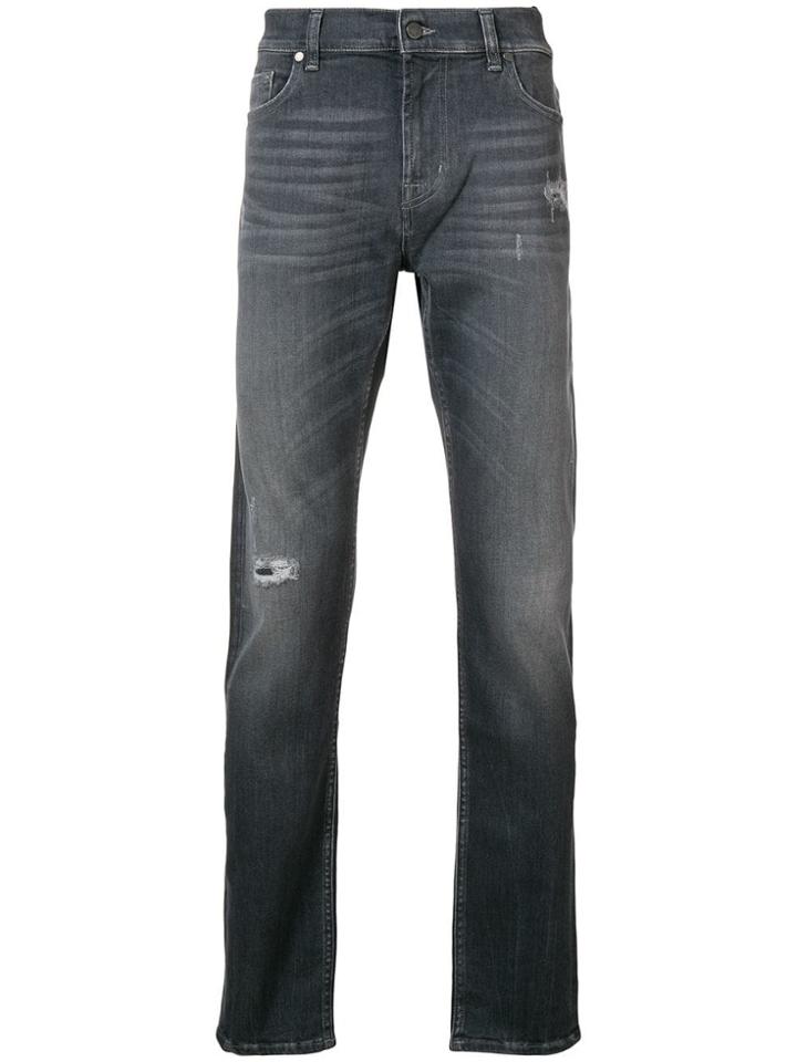 7 For All Mankind Ronnie Skinny Jeans - Grey