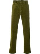 Massimo Alba Straight Trousers, Men's, Size: 50, Green, Cotton