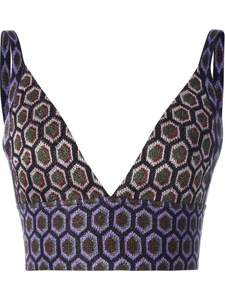 Marni Jacquard Hexagonal Pattern Top