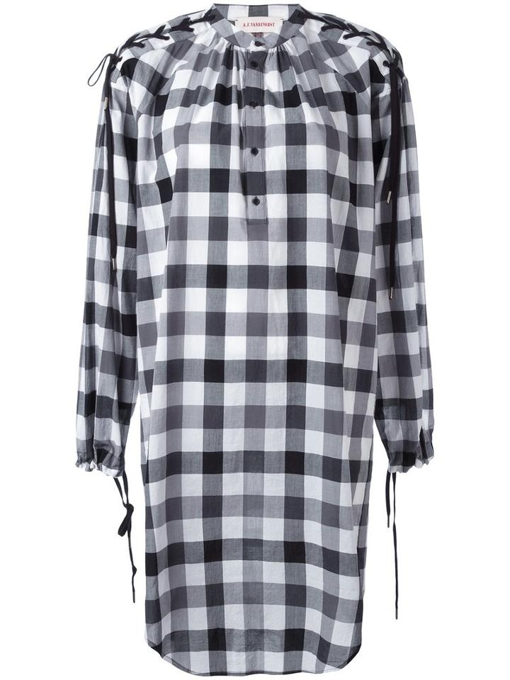 A.f.vandevorst - 'drums' Dress - Women - Cotton - 38, Women's, Black, Cotton