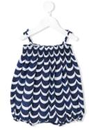 Tartine Et Chocolat - Scale Print Romper - Kids - Cotton - 6 Mth, Infant Girl's, Blue