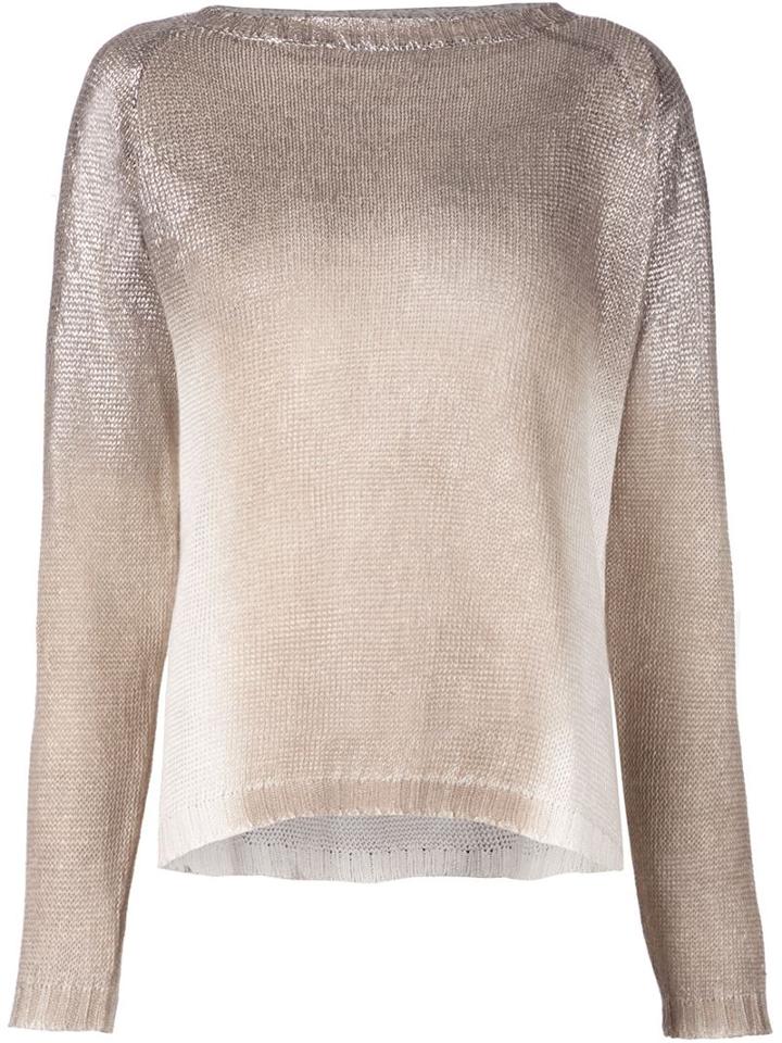 Avant Toi Slash Neck Sweater