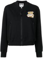 Moschino Teddy Zip-up Sweatshirt - Black