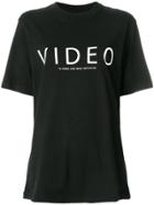Pam Perks And Mini Oversized Printed T-shirt - Black