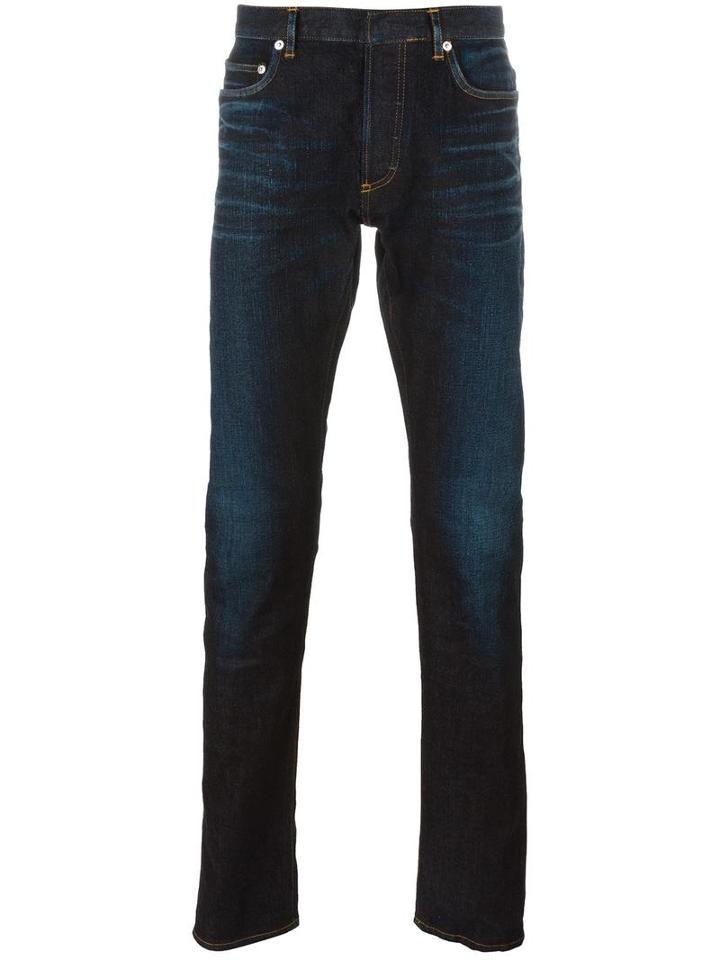 Dior Homme Tapered Jeans, Men's, Size: 30, Blue, Cotton/polyurethane